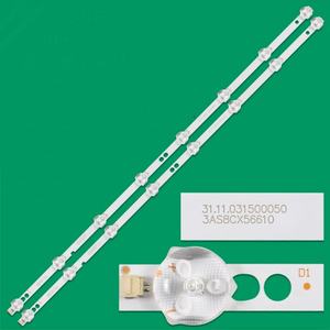 Bande de rétroéclairage LED pour téléviseur HX-NO.977 SJ.HZ.D3200801-2835BS-M SJ.HZ.D3200801-2835AS-M pour 8 LED 3V 2 pièces/ensemble pour remplacement de téléviseur - Product Image 2