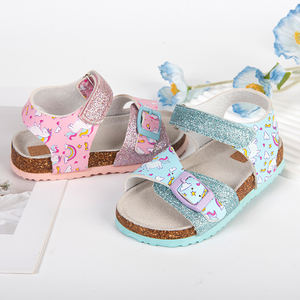 Mode antidérapant enfants respirant sandales à bout ouvert confortable plage enfants bébé semelle plate pantoufles décontractées - Product Image 2