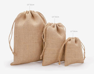 Kit de resaca de lino y yute con cordón Bolsas de regalo Kit de recuperación de viaje para niñas Bolsas - Product Image 5