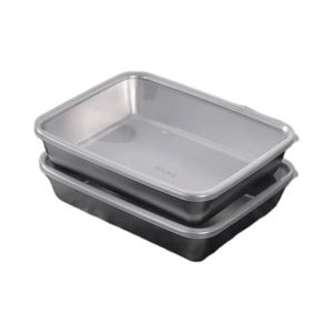 Stainless Steel Food <b>Storage</b> <b>Containers</b> Set With Lids - Leakproof, <b>Stackable</b> & Reusable for Camping, Picnics, School - Product Image 2