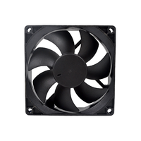 Ventilateurs de refroidissement DC Speedy SD9225B1 90mm x 25mm 5V/12V/24V/48V à roulement à billes, dissipateur thermique en plastique, durée de vie 50000 heures, 4 broches, 3500 tr/min, 45 dBA