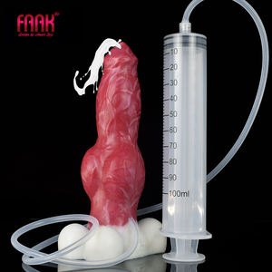 Spritzen <span class=keywords><strong>Dildo</strong></span> Ejakulation Hunde knoten Penis Mit Saugnapf Spray Flüssiges Silikon band auf <span class=keywords><strong>Dildo</strong></span> für Frauen - Product Image 1