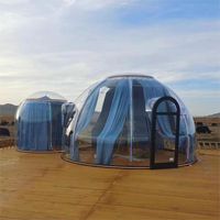 Camping restaurant tente à bulles extérieur ciel étoilé cabine maison PC maison maison bulle dôme tente