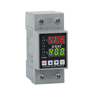 Có thể điều chỉnh một pha hơn Điện áp bảo vệ ổn định 110V 220V <span class=keywords><strong>AC</strong></span> hiện tại Đồng và PC vật liệu với màn hình LCD hiển thị - Product Image 4