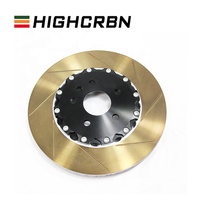 HIGHCRBN 380*30mm disque de frein 2 pièces disque de frein avant flottant pour BMW M2 F87/M3 F82/M4 F82 OE #34112284809;34112284810
