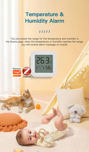 เครื่องวัดอุณหภูมิและความชื้นแบบสมาร์ท ZigBee ZTH05เทอร์โมมิเตอร์วัดอุณหภูมิดิจิตอลจอแสดงผล LCD ทำงานร่วมกับชีวิตอัจฉริยะ - Product Image 5