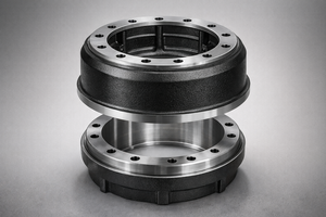 Nouveau Tambour de Frein en Fonte Grise Haute Précision et Robuste (HT250/G3000) pour Systèmes d'Essieux de Camions Commerciaux et de Voitures Particulières LUCAN - Product Image 2