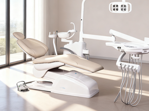 Sillón Dental Eléctrico con Luz LED de Operación, Sistema de Limpieza Automática del Escupidera, Unidad Dental Tapizada, Equipo Clínico - Product Image 1