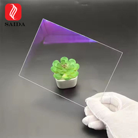 Kaca Tempered Bening 0.4mm-4mm Khusus untuk Jendela Layar LCD Lapisan AR/AF Penggunaan Rumah Sakit Industri Kekuatan Tinggi 95%