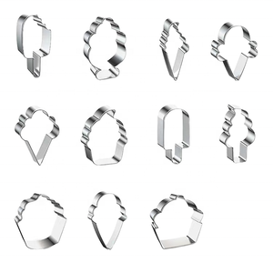 アイスクリーム型の人気のある夏のステンレス鋼クッキーカッター人気のクッキーツール - Product Image 2