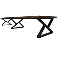 Table basse et thé en or de luxe moderne et minimaliste en métal et verre design contemporain personnalisé pour bureau à domicile Solution OEM