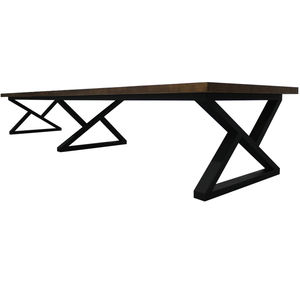 현대 럭셔리 골드 커피 & 티 테이블 미니멀리스트 금속 및 유리 맞춤형 현대 디자인 홈 데스크 OEM 솔루션 - Product Image 2