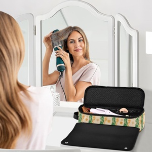 Aloha Collection Hawaii Puakenikeni <b>Lei</b> Flower Hair Tools Organizer Case Maile Curling Iron Flat Iron Travel Bag for Women - Product Image 6