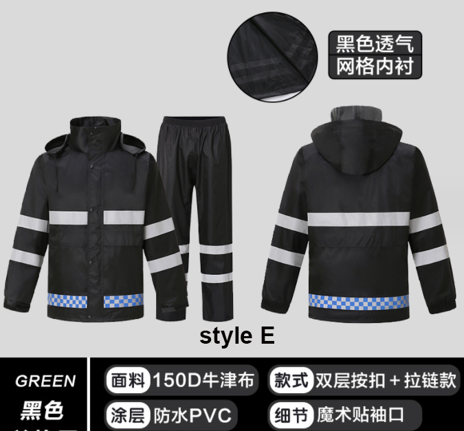 ST005สไตล์ E 150D สีดำ