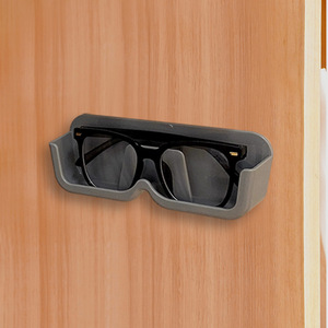 Wall Mounted Eyeglass Storage Box Rectangle No Drilling Required For Student Dormitory <b>Bedside</b> <b>Shelf</b> White Gray - Product Image 4