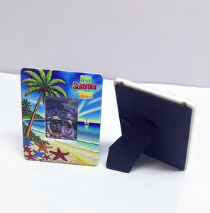 All'ingrosso 3D goffrato 1x2 pollici Design personalizzato Mini cornice per foto in ceramica con cartone - Product Image 1