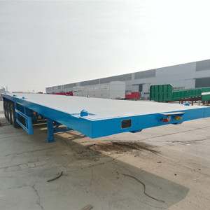 รถพ่วงพื้นเรียบอะลูมิเนียม 4 เพลา 3 เพลา 50 ตัน - Product Image 3