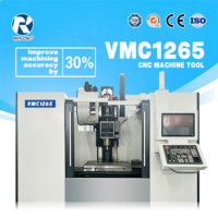 Centre d'usinage CNC VMC1265 personnalisable, fourni par l'usine, fraiseuse verticale 3 axes