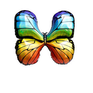 Globos de aluminio de mariposa mágicos, mariposa con alas doradas holográficas, decoración de fiesta, novedad - Product Image 3