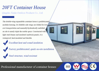 Suihe Case Container di Lusso 20FT 40FT, Montaggio Rapido, Case Prefabbricate Espandibili
