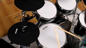 Avatar A61 Electronic Drum Set Acoustic Appearance Mesh Head Digital Drum Kit Professional <b>Musical</b> Instrument For Drummer Adlult - Product Image 3