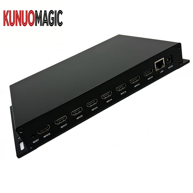 Mini 8 in 1 HD Live Video Streaming H264 H265 Encoder Equipment for IPTV Radio & TV Broadcasting
