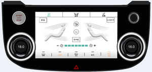Bon <span class=keywords><strong>prix</strong></span> écran de navigation GPS de voiture affichage du tableau de bord pour Land <span class=keywords><strong>Rover</strong></span> <span class=keywords><strong>Range</strong></span> Sport L494 2014 2014-<span class=keywords><strong>2017</strong></span> affichage de la climatisation - Product Image 6