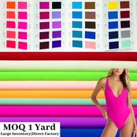 Tela de Nailon y Spandex Mate de Alta Densidad 200GSM, Resistente al Cloro, Elástica en 4 Direcciones, para Trajes de Baño de Competición