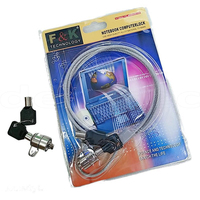 Cable Antirrobo de 1.2M para Computadora Portátil, Cable de Seguridad con Candado para Laptop