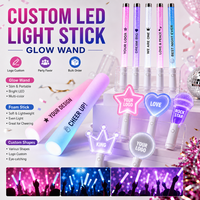 Bâton lumineux LED en plastique personnalisé pour anniversaires d'adultes, concerts, fêtes, événements de bachelorette, fournitures en gros