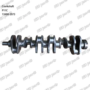 Virabrequim P11C 13400-2073 Adequado para peças de motor Hino