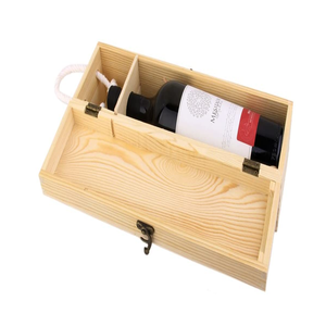 Boîte à <span class=keywords><strong>vin</strong></span> en <span class=keywords><strong>bois</strong></span> pour bouteille unique, conteneur, étui de transport, meilleur cadeau décor, <span class=keywords><strong>caisse</strong></span> en <span class=keywords><strong>bois</strong></span> pour <span class=keywords><strong>vin</strong></span> - Product Image 2