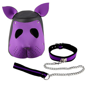 Sex Shop Fox Bdsm Hood Conjuntos exóticos Slave Collar <span class=keywords><strong>Femdom</strong></span> Gay Bondage Restricciones Juguetes Kit erótico Fetish Wear Juegos para adultos - Product Image 2