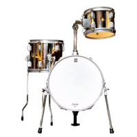 Beatello Ensemble de percussions métalliques pliable portable en 3 pièces avec chambre en aluminium Facile à transporter Kit Club Jungle
