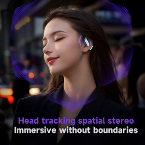 X20 ओपन वायरलेस हेडफ़ोन पहनने के लिए आरामदायक कान लोप्स, खेल वायरलेस हेडफ़ोन स्वतंत्र रूप से सुनते हैं - Product Image 2