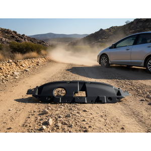 Plaque de protection de moteur en plastique noir pour Honda Civic 2013-2015, cadre de radiateur, couvercle de réservoir d'eau - Product Image 1