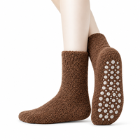 Chaussettes Douces et Chaudes Personnalisées de Marque de Luxe - Chaussures d'Intérieur d'Hiver Écologiques de Haute Qualité avec Logo Personnalisé