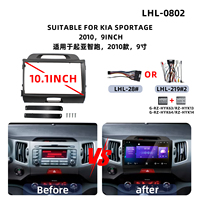 Vente mondiale en promotion : Cadre de navigation GPS pour voiture, façade d'écran audio pour KIA SPORTAGE 2010 RHD, panneau de cadre d'autoradio Android