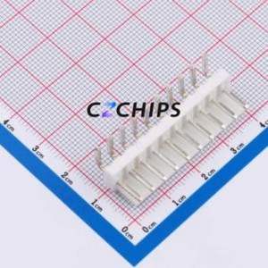 VH-10AWT Wire-to-Board Pin Header Bent Lead Through Hole,P=3.96mm Connector 1x10P 3.96mm Right Angle Insert 10P - Product Image 1