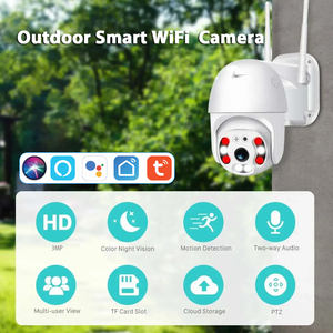 Mini IP <strong>Camera</strong> WiFi 3MP Tuya Smart Ai Auto Tracking Home Security <strong>Camera</strong> Outdoor Color <strong>IR</strong> Night Vision CCTV <strong>Camera</strong> - Product Image 2