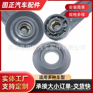 Manivela para ventana de coche HL25, plástico negro, para reemplazo, reparación, uso general - Product Image 4
