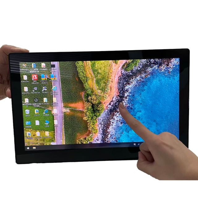 Custom Capacitive 10 Touch Points 1280x1024 Resolution Waterproof IP65 LCD Touch Screen Monitor 8/5/7 Inch Sizes USB/Serial/DVI