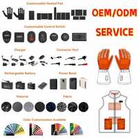 Gants de ski, de snowboard et de moto chauffants, isolés, compatibles avec les écrans tactiles, imperméables, en coton de haute qualité, avec batterie