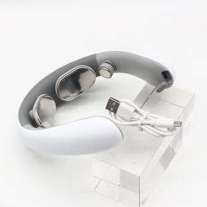 Masajeador de Cuello Eléctrico Inteligente Inalámbrico sin Cables con 10 Modos y 16 Niveles de Vibración, Pulso y Calor para Alivio Profundo del Dolor del Tejido - Product Image 4