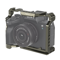 Cage pour caméra Poyinco noire pour A7S III / A7S3, en aluminium, compatible avec la base Arca et les rails NATO, pour stabilisateur RS