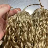 Offre Spéciale – Cheveux Vietnamiens 100 % Naturels, Non Traités, Prix Usine, Plumes de Cheveux au Crochet pour Tresses, Bouclés Pixie 613 #   pour un style bouclé
