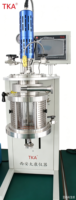 Reactor de Vidrio de Alta Presión TKA (Olla de Reacción), Recipiente a Presión, Motor, Equipo de Laboratorio Semiautomático, Control PLC, 2L/5L/10L