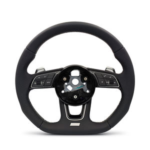 <span class=keywords><strong>Volant</strong></span> en cuir semi-perforé personnalisé <span class=keywords><strong>S</strong></span> <span class=keywords><strong>Line</strong></span> pour <span class=keywords><strong>Audi</strong></span> A3 8V A4 A5 A6 A7 B7 B8 B8.5 S3 S4 S5 B9 C7 RS5 Q5 Q7 TTRS - Product Image 1
