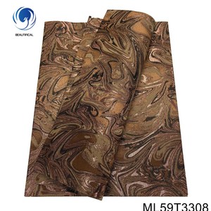 Nouvel ensemble nigérian <span class=keywords><strong>Sego</strong></span> Headtie & Wrapper 2025, brodé floral en polyester, 2 pièces/sac ML59T33 - Product Image 4