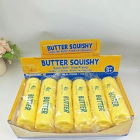 Jouet Squishy Bâton de Beurre Halloween en PU à Remontée Lente, Anti-stress, Jouet à Presser, Décoration de Fête
